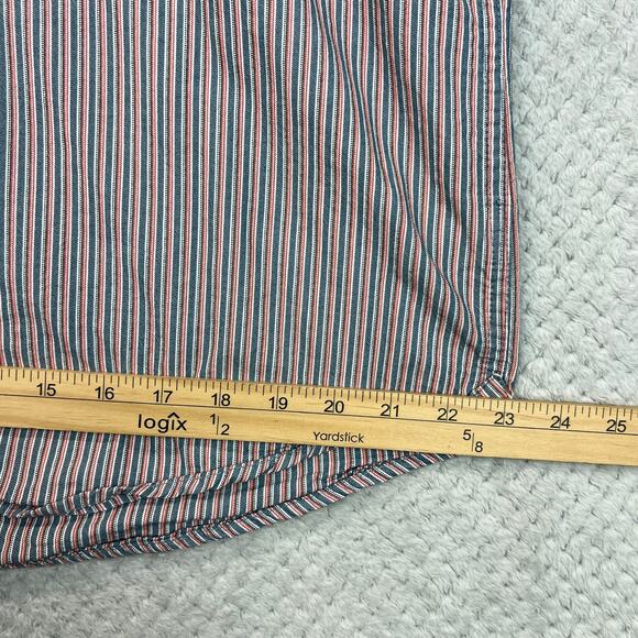 Mens Casual Shirt 100% Cotton Long Sleeve Button Down Collar Old Navy Sz Large - Picture 10 of 14